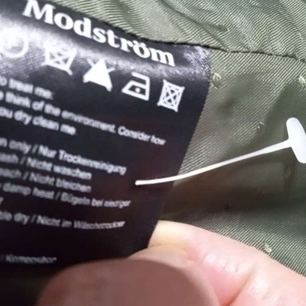 Modstrm Between-Seasons Odelia Coat Khaki Green Sz M — image 3 of 5